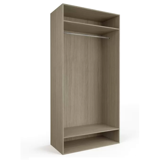 Double Door Long Hanging/2 Shelves