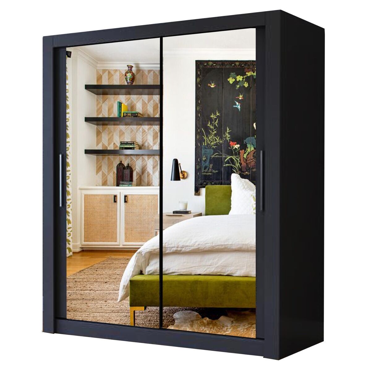 Full Mirrored Sliding Door Wardrobes